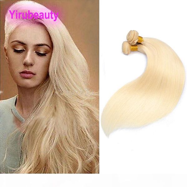 

бразильский девы волос extensions 2 пучки 613 # blonde человеческих волос прямых волос blonde два кусочка один комплект double утки, Black;brown
