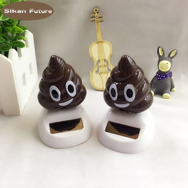 

car ornament solar powered dancing shaking head cartoon doll automobile auto dashboard decoration cute car accessories