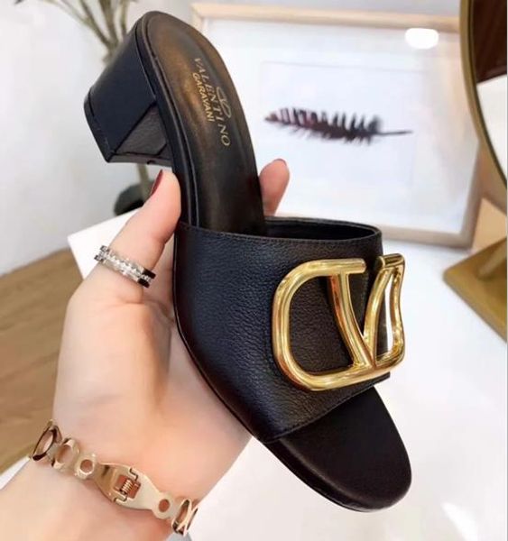 

2020 ВЛ повседневный женщин рыбы рот платформы высокие каблуки роскошь дизайнер скольжение склон сандалии тапочки простой канал обувь туфли на танкетке в