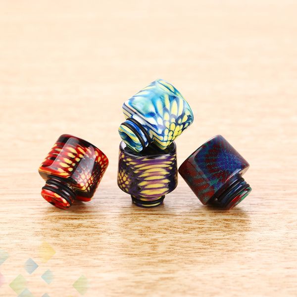 

Falcon Drip Tip Fish Skin Shape Epoxy Resin 510 Mouthpiece Fit Vaporizer Falcon Atomizer E Cigarette DHL Free