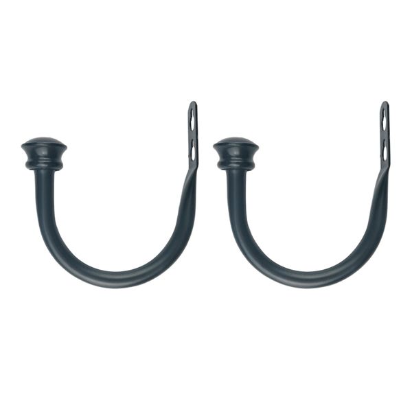 

1 pair u-shape window curtain holdbacks window decorative hook draperies clothes hanger