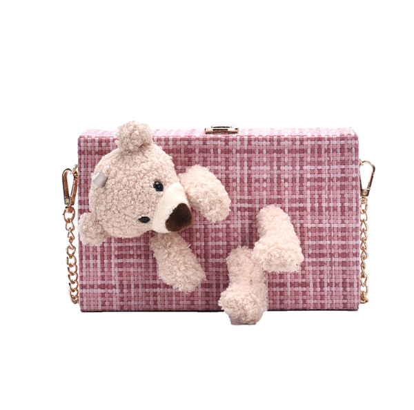 

women small bag style summer knit fashion bag chain cross body candy color messenger shoulder women's handbag cute summer fg