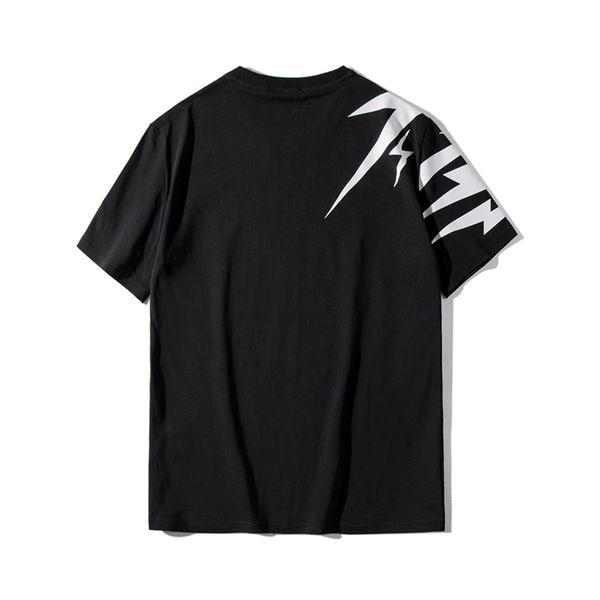 

new mens stylist t shirts 19ss men women hip hop streetwear pattern printed t shirt fashion stylist t shirt size s-2xl, White;black