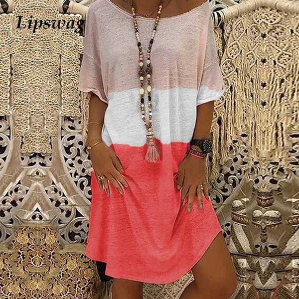 

fashion casual loose women print knitted dress off shoulder party dress 2020 elegant female plus size a-line vestidos, Black;gray
