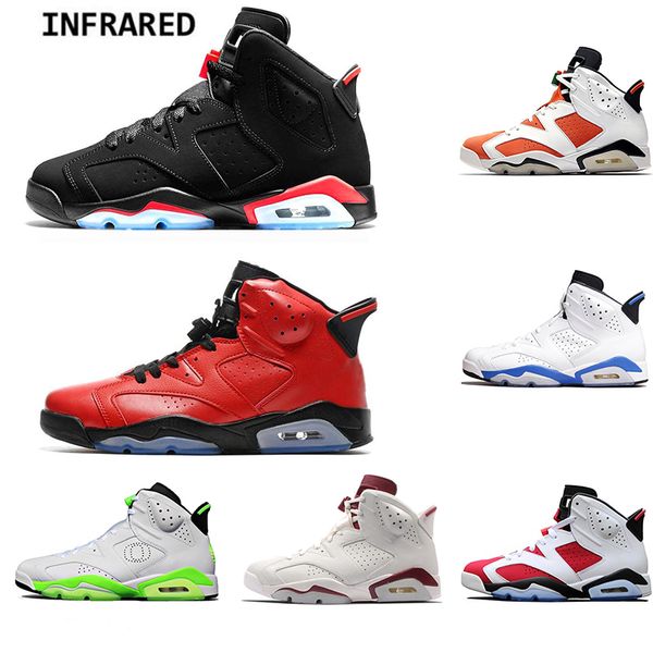 

jumpman 6 6s mens womens shoes reflections of a champion gs black 2019 infrared unc dmp tinker maroon 5.5-13