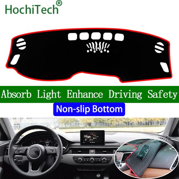 

for a4 a4l 2017 2018 2019 left rudder interior accessories car dashboard cover dash mat anti-slip anti-dirty dashmat pad