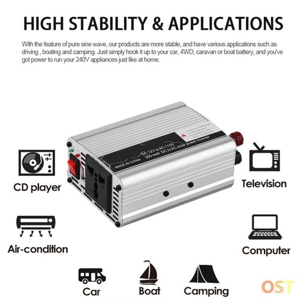 

parcticl solar power inverter 3000w 12v dc to 110v vehicle voltage inverter
