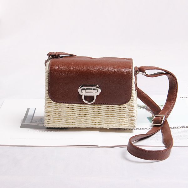 

mini flap straw bag women bag summer handmade crossbody beach handbags bohemia bolsas femininas