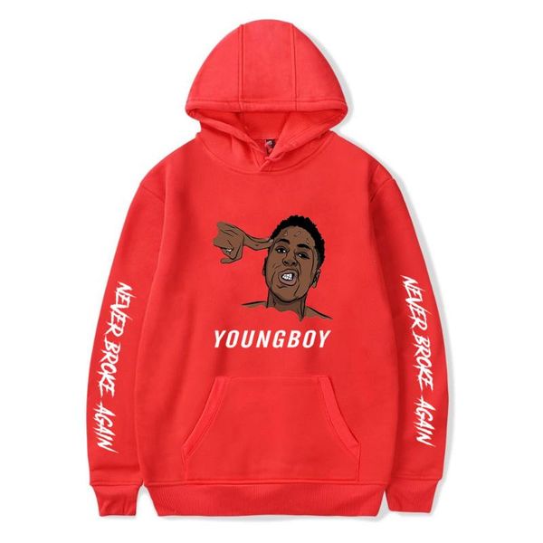 

harajuku толстовки горячий рэпер youngboy никогда не ломался снова толстовки мужчины женщины уличная одежда для девочек мальчик зимняя одежд, Black