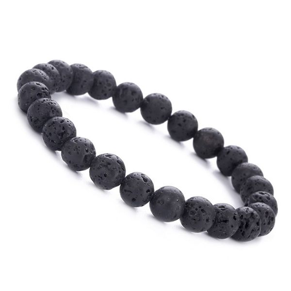 

natural volcanic stones accessories natural lava bracelet beads energy stone diy bracelet, Golden;silver
