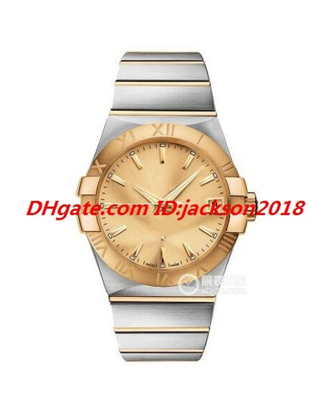 

New Style Luxury Watch 10 Style Mens 38mm 123.25.38.21.52.001 Diamond Dial Steel Automatic Fashion Men's Watches Wristwatch
