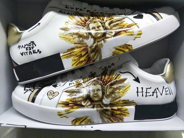 

2020 name brand man casual shoes flat kanye west fashion wrinkled leather lace-up high male arena shoes lbv07, Black