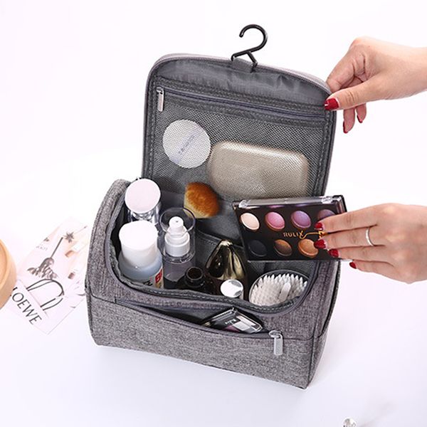 

portable hanging cosmetic bag vanity makeup box beauty case wash pouch waterproof beautician toiletry organizer travel necessary