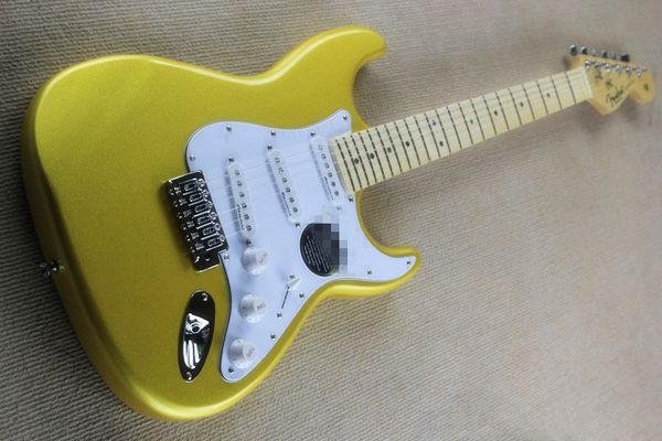 

yellow electric guitar,black parts custom store electric guitar ing