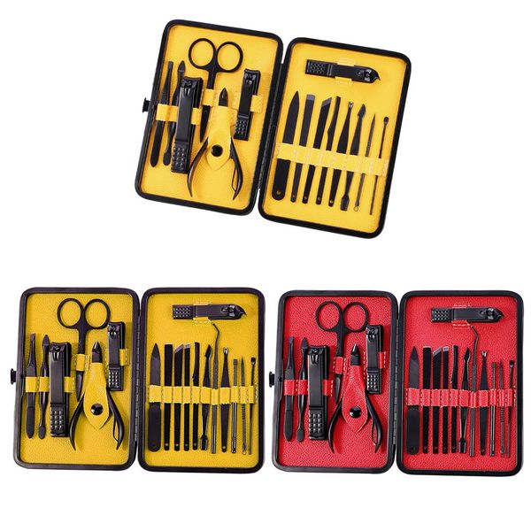 

portable stainless steel nail clamp nail scissors clipper set beauty manicure tools kit facial care