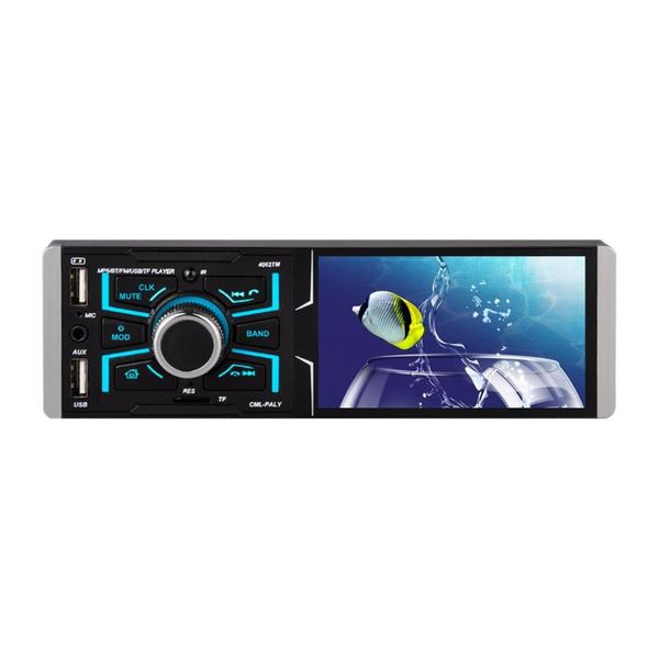 

12v / 24v universal 4.1 inch car mp5 player 3usb cover touch screen 4 * 80w high power mp5 4061tm wireless player car dvd