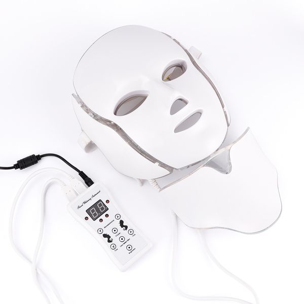 

7 colors pn therapy mask machine light therapy acne mask neck beauty led mask