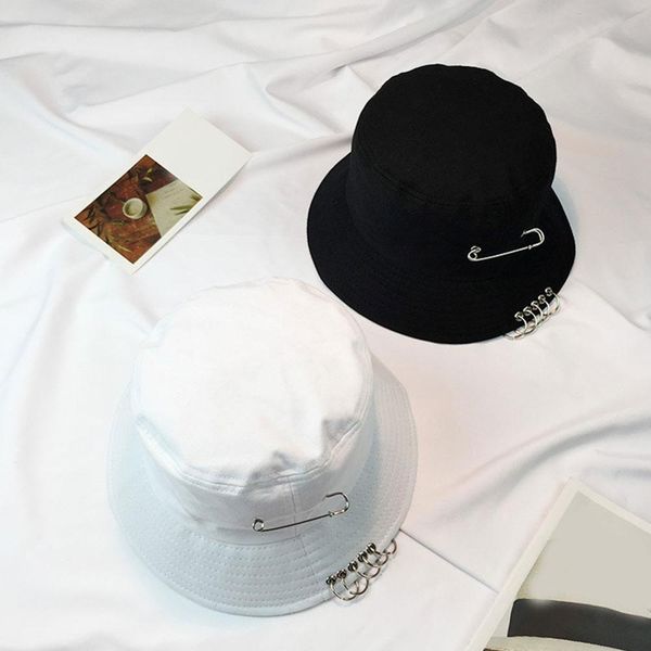 

1pc women men gracious hats color cap bucket summer hunting sun women solid fishing hat