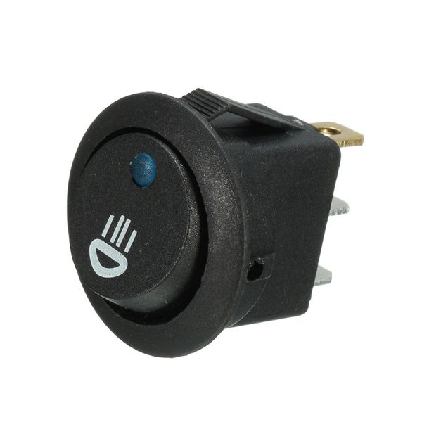 

5pcs car van dash round 12v 20a illuminated led fog light rocker switch on/off