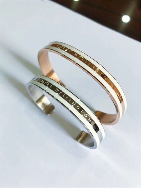 

DW Браслеты Манжета Розовое золото Серебро Браслет Браслет из нержавеющей стали 100% Браслет для женщин и мужчин pulra