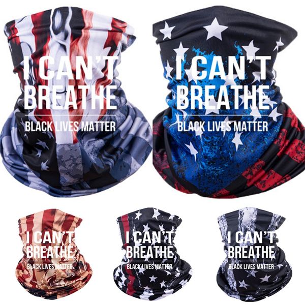 

i cant breatheseamless rave bandana face mask scarves neck gaiter tube headwear bandana motorcycle face bandana head wrap for wome #5, Blue;black