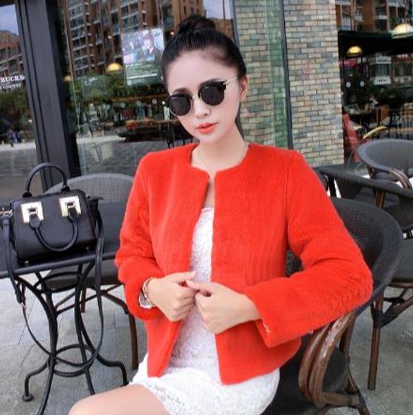 

new 2019 winter women's faux fur jacket artificial fur overcoat furry coat femme plus size fluffy fake outwear z240, Black