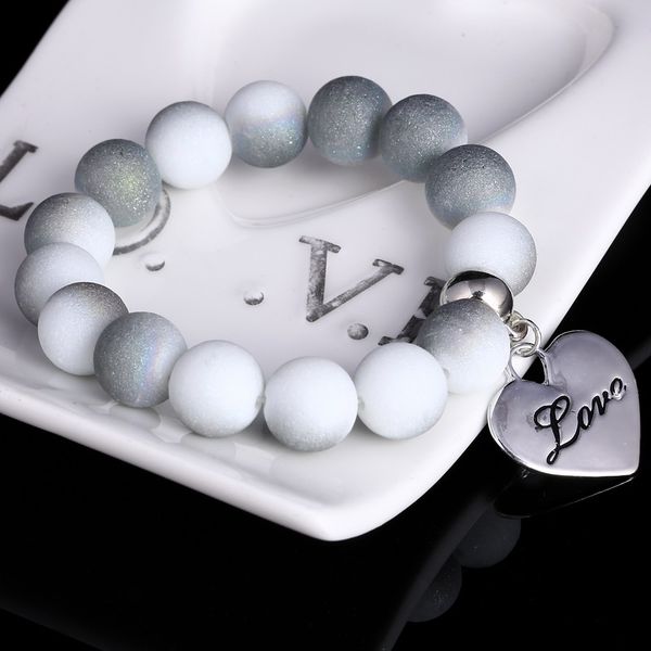 

2020 new heart-shaped of life charm bracelet for womenbead bracelets & bangles fashion women jewellery gift bohemian, Golden;silver