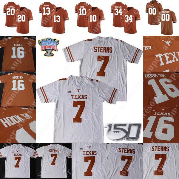 

Texas Longhorns Football Jersey Caden Sterns B.J. Foster Devin Duvernay Brandon Jones Jalen Green Patrick Hudson DeMarvion Overshown