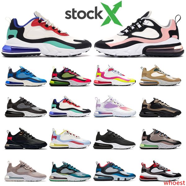 

new react running shoes for men women trainer bauhaus reggae parachute multi gum coral black metallic gold mens runner sports sneaker