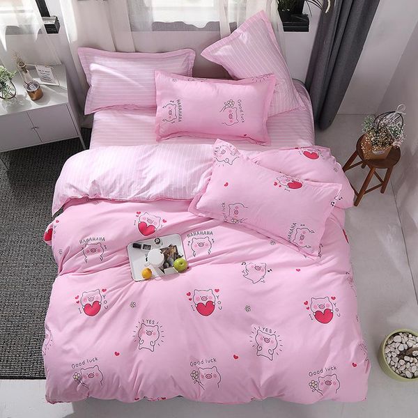 

100% cotton duvet cover sets russia europe size white and black bedding sets king quilt cover set bed cover home textiles letter