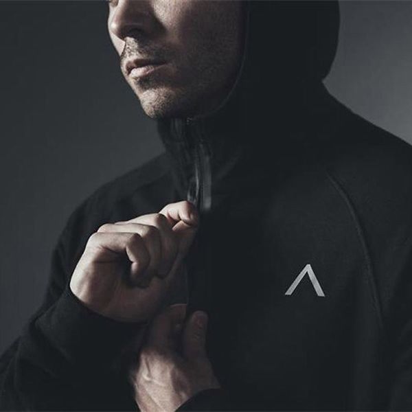 

new hoody alpha arrival mark hoodies sportswear sweatshirt clothing men male hooded printed pullover industries hip-hop 3 color jjpcg, Black