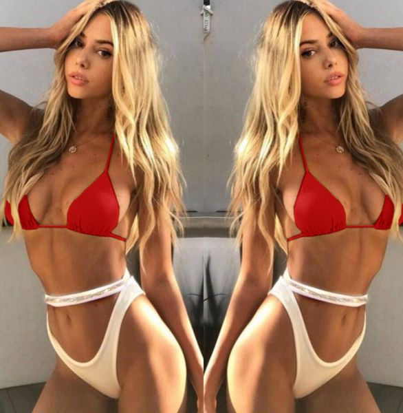 MJ-61 Seksi Kadınlar Katı Push Up Bikini 2019 Sıcak Satış Backless Thong Mayo Düşük Bel Mayo Kadın Brezilyalı biquini