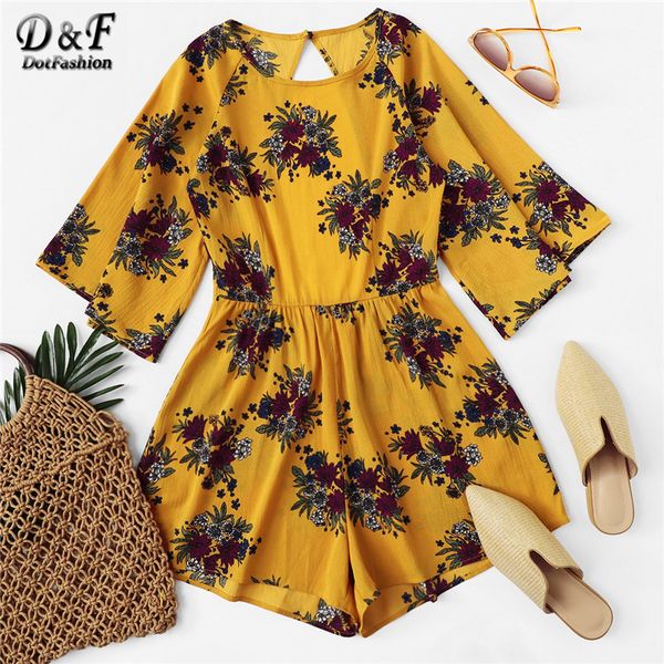 mustard romper womens