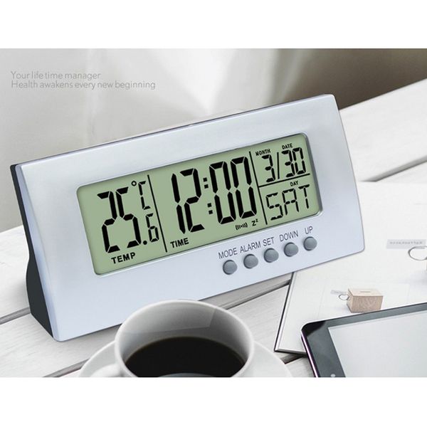 

multifunctional deskclock led electronic alarm clock temperature meter