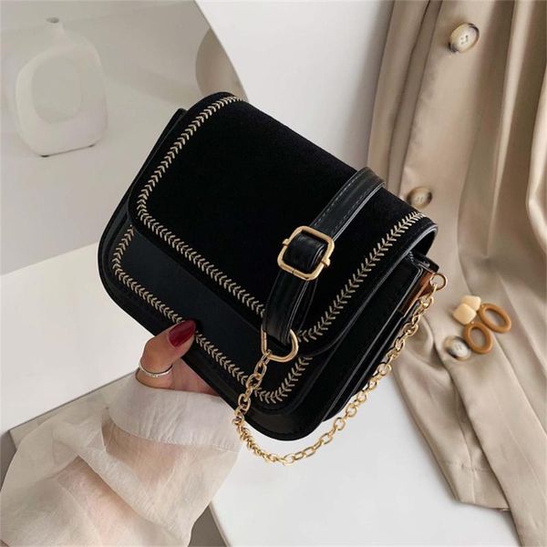 

women's handbag 2020 fashion new women handbags vintage patchwork shoulder messenger bag #js5