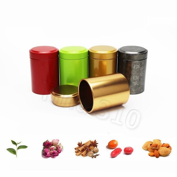 

45*65mm tin box tea box coffee sugar nuts jar storage boxes metal coins candy jewelry case organizer tea caddiest2i5590