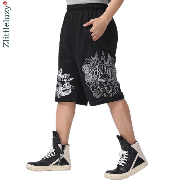 

2019 fashion brand summer hip hop plus size casual male men jogger clothing exercise shorts men homme bermuda masculina a226 cx200701, White;black