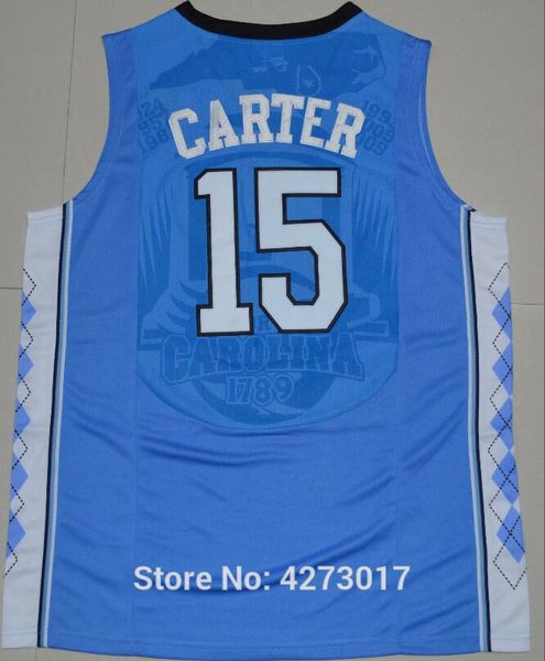 

mens vince carter 15 north carolina tar heels jersey retro college jersey customize any name number basketball jerseys xs-6xl vest jerse, Black;blue