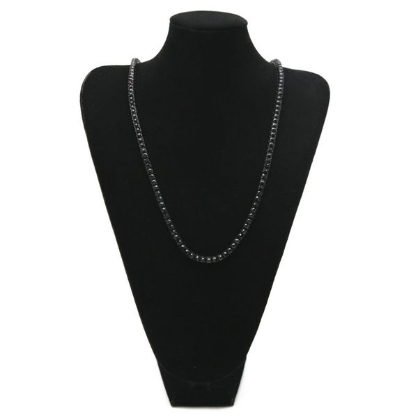 

2016 14k gold plated high fashion hip hop out 30 4 row simulated diamond chain necklace 81zm5k2tgvl plated fashion simulated diamond beauty8, Black