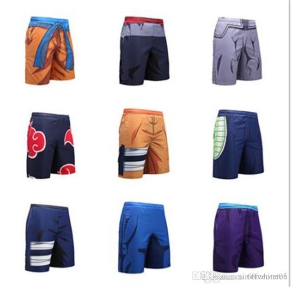 

mens 3d print dragon ball short pants fashion quick drying sports clothing summer relaxed designer beach apparel, White;black