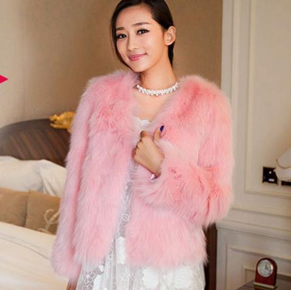 

vetement 2019 winter women's faux fur coat artificial fur overcoat furry jacket femme plus size furry fake outwear q1023, Black