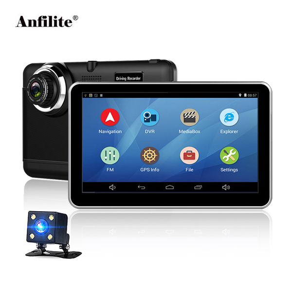 

7 inch android bluetooth wifi quad-core 1.3ghz gps navigation 1080p camera recorder vehicle gps navigator 1080p record car dvr