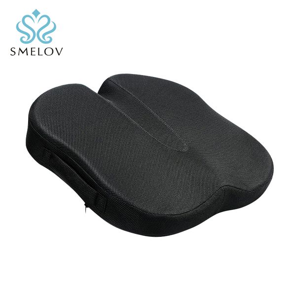 

luxury butterfly shape office chair seat cushion memory foam orthopedic coccyx car wheelchair kitchen chair seat cushion pillow