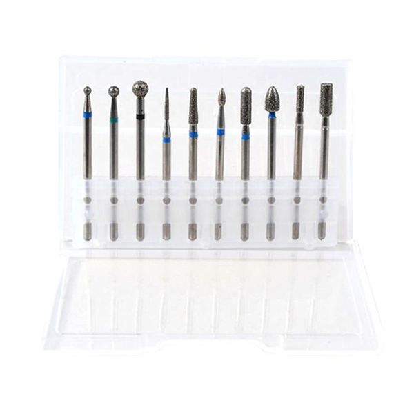 

multifunctional care manicure cuticle cleaner accessories drill tools nail bits set milling buffing polishing file rotary useful