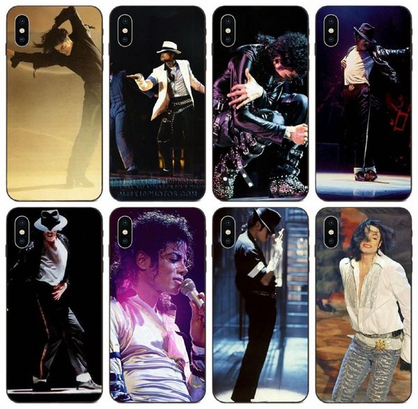 

[tongtrade] the dancing king micheal jackson case for iphone 11 pro max x xs xr 8s 8 7s 7 samsung a10e a10s honor note 10 redmi k20 pro case