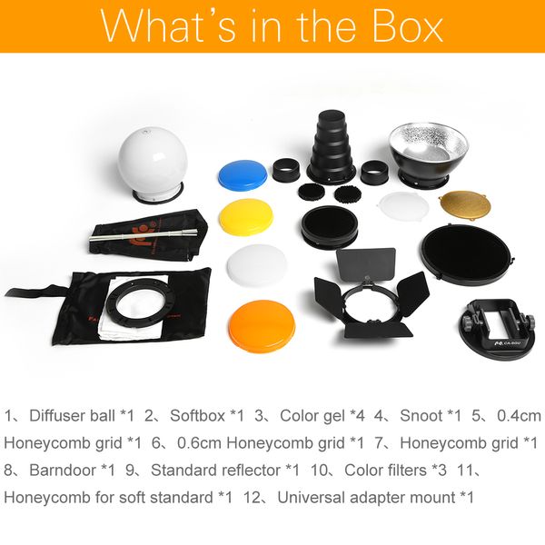 Freeshipping Softbox Flaş Difüzör Adaptörü Kiti Aksesuar K9 / K-9 için Evrensel Dağı CA-SGU SPEEDLITE SGA-K9 için Canon Nikon için