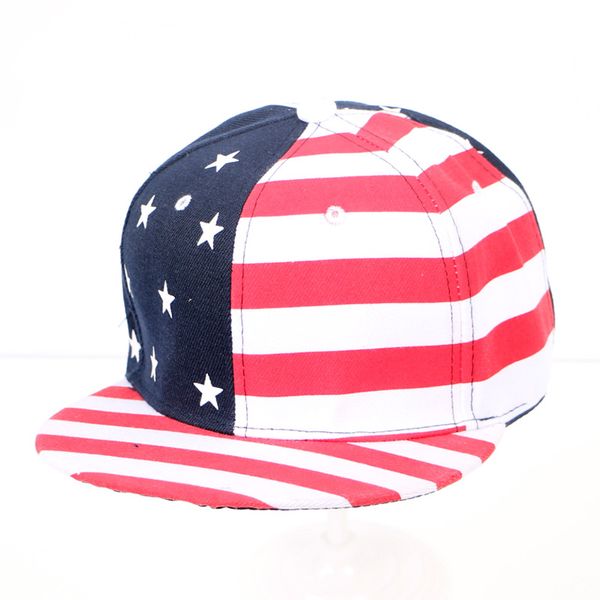 

fashion 2019 summer baseball caps women hip hop usa letter american flag star stripe print gorra hombre snapback cap men, Blue;gray