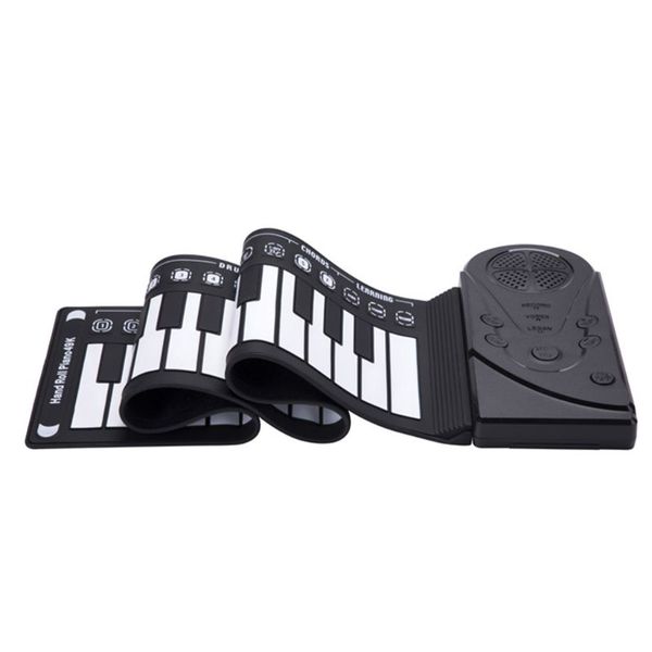 

roll-up keyboard piano portable 49 keys electronic hand rolling keyboard music instrument for kids children