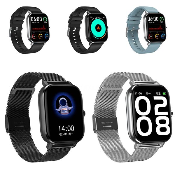 

oled bluetooth dt-35 smart watch stainless steel waterproof wearable device dt-35 smartwatch wristwatch men women fitness tracker heart rate