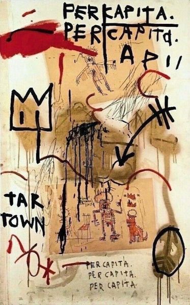 

jean-michel basquiat per capita home decor handpainted &hd print oil painting on canvas wall art canvas pictures 200307
